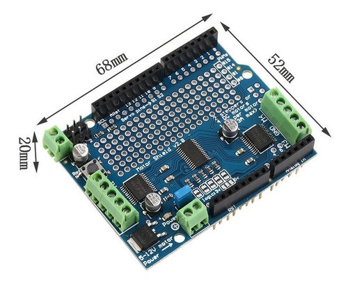 Motor Shield V2 Tb6612 Pca9685 Servo Dc Stepper Arduino 1