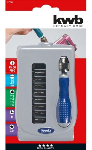 Set Portapuntas 11 Micro Puntas Precision Electronica Kwb 1