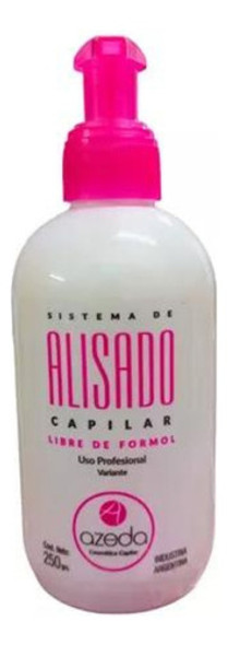 Alisado Sin Formol X 250grs Azeda 0