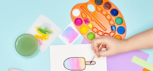 Aquarela Godê Leo E Leo Com Pincel + Aquarela Metálica 1