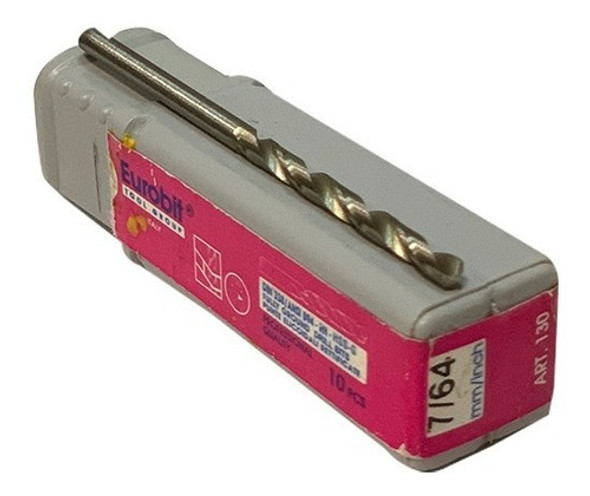 Mecha Para Metal 7/64 Eurobit  X10 Profesional - Lintax 0