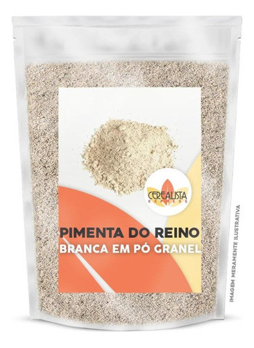 Pimenta Do Reino Branca Em Pó Desidratada 500g Mega Oferta 0