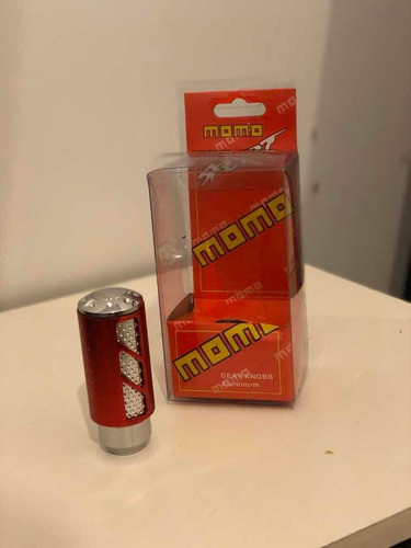 Pomo Palanca Cambio Mano Momo Color Rojo Muy Bueno 0