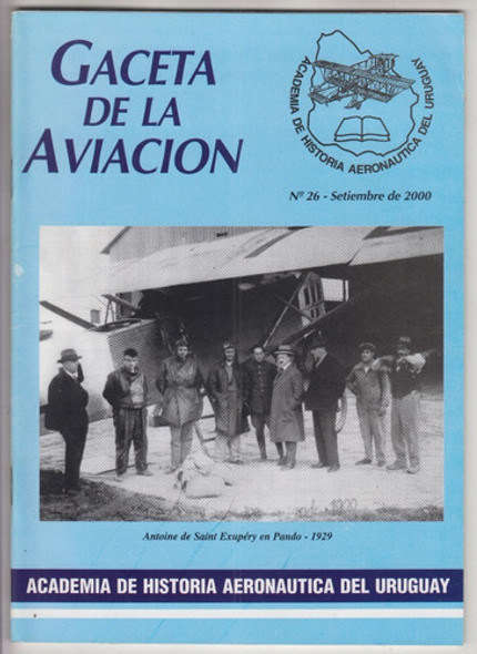 Aviacion Centenario Saint Exupery En Montevideo Tapa Y Nota 0