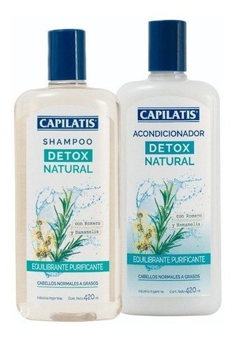 Set Purificante Capilatis - Shampoo + Acondiciondor Detox 0