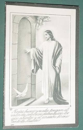 Religion Tarjeta Necrologica Los Toldos 1944 Jesus Paloma 0