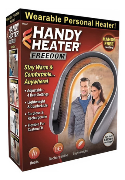 Calentador Cuello Inalámbrico 4 Niveles Calor Recargable Usb 0