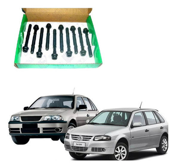 Juego Bulones Tapa Cilindro Vw Gol G3 Power Polo 1.6 Audi 0