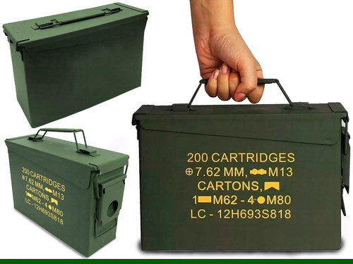 Caixa Munição Ammo Box Maleta Ferramenta Militar Nautika 1