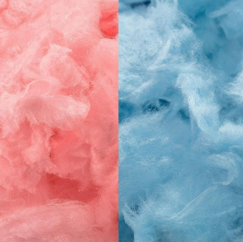 Algodão Doce & Cia Azul Grande Pote 50g - 6 Unid 1