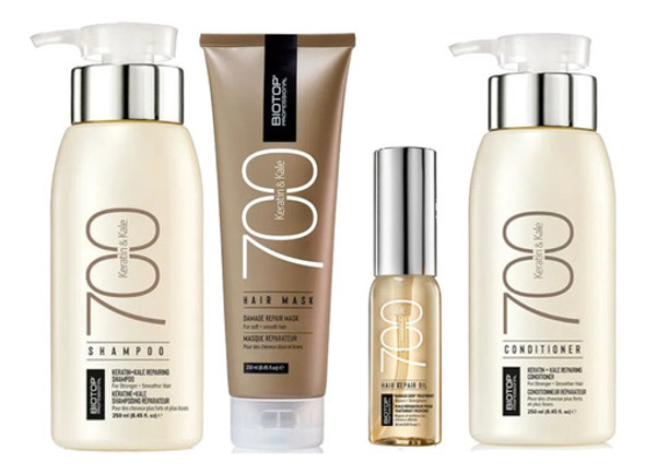 Shampoo + Acondicionador + Mascara Chica + Oil 700 Biotop 0 Shampoo + Acondicionador + Mascara Chica + Oil 700 Biotop 0