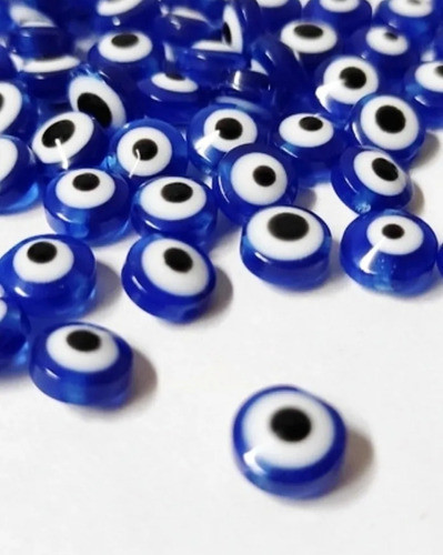 Ojos Turcos Dijes Cuentas Pasantes De Acrílico X25 Unidades 0