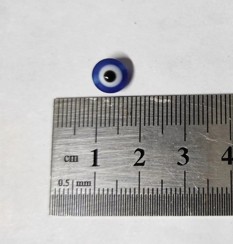 Ojos Turcos Dijes Cuentas Pasantes De Acrílico X25 Unidades 1