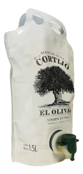 Aceite De Oliva Virgen Extra El Cortijo Pouch 1,5 Lts 1