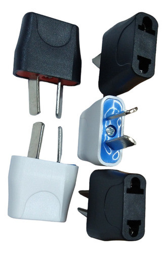 Adaptador Pata Recta Americana Y Redonda A Oblicua Argentina 1