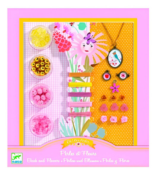 Kit De Bijouterie Perlas Y Flores Para Niños Djeco 0