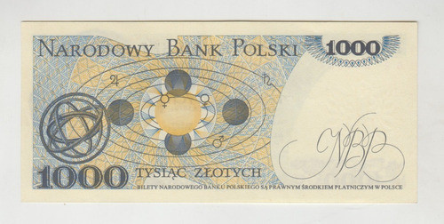 Billete Polonia 1.000 Zloty Año 1979 Sin Circular 1