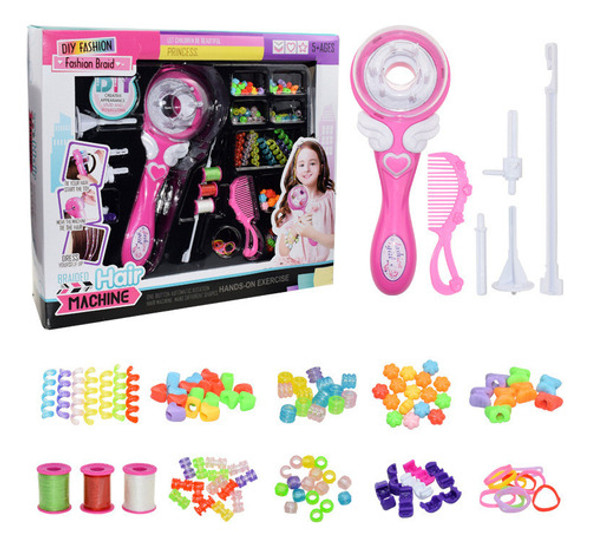 Máquina De Trança Infantil Para Puxar Miçangas, Estilizadora 0