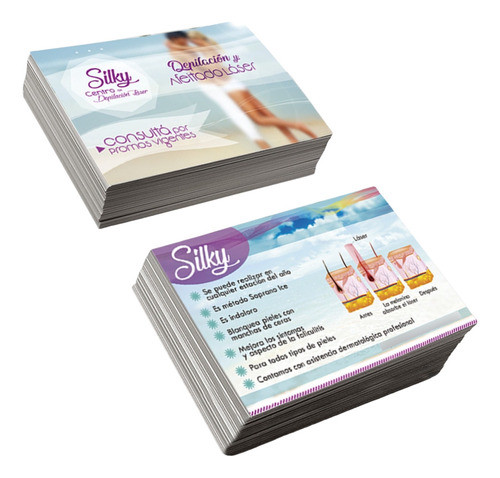 1000 Folletos 10x15cm Full Color Doble Faz 150gr + Diseño 0