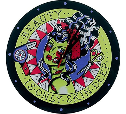 Retro Frankengal Pinup Reloj  Frankenstein 0