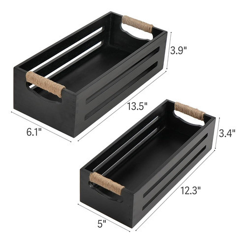 Caja De Decoración De Baño Lotfancy, Canasta De 2 Cubos De I 1