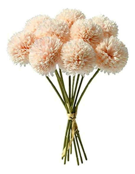 Mandy's 10pcs Flores Rosas Bola De Crisantemo Artificial Flo 0