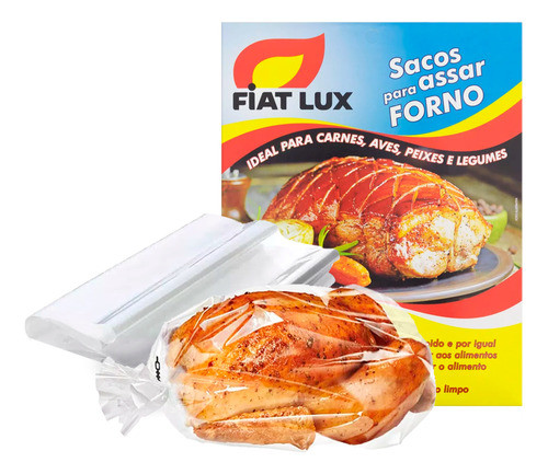 05 Unidades De Saco Assa Rápido Fiat Lux 27x41 Para Assados 0