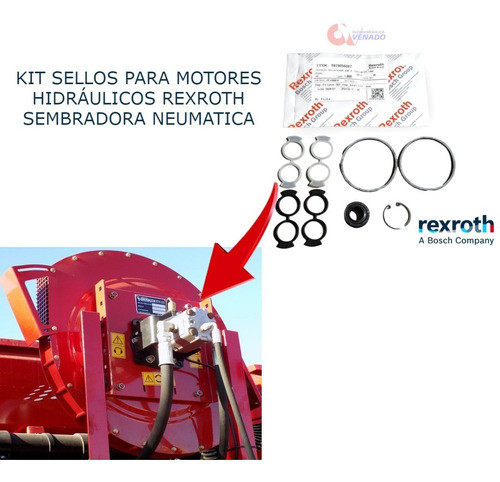 Kit Reparacion Motor Hidráulico Rexroth Azmf Gherbezza 1
