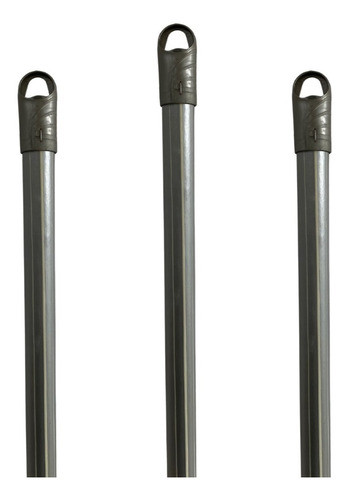 Kit 3 Cabo De Vassoura 1,20m Plastificado C/ Rosca Universal 0