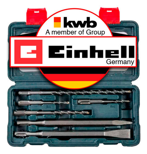 Set Juego 6 Mechas Y Cinceles Sds Plus X 250mm Kwb 49109166 0