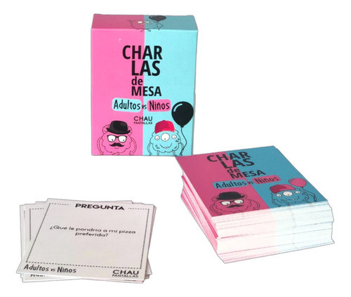 Juego De Cartas - Charlas De Mesa Adultos Vs Niños - Upalalá 0