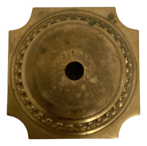 Antigua Base Para Lamparas De Bronce Usada 0