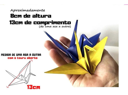 25 Tsuru Médio À Sua Escolha (13 Cm) 1