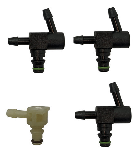 Kit 4 Conectores Retorno Iny Siemens Ranger 3.0 Powerstroke 0
