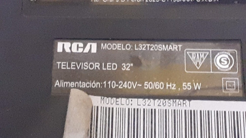 Placa T Com Rca L32t20smart  E302986  ( 79168 ) 1