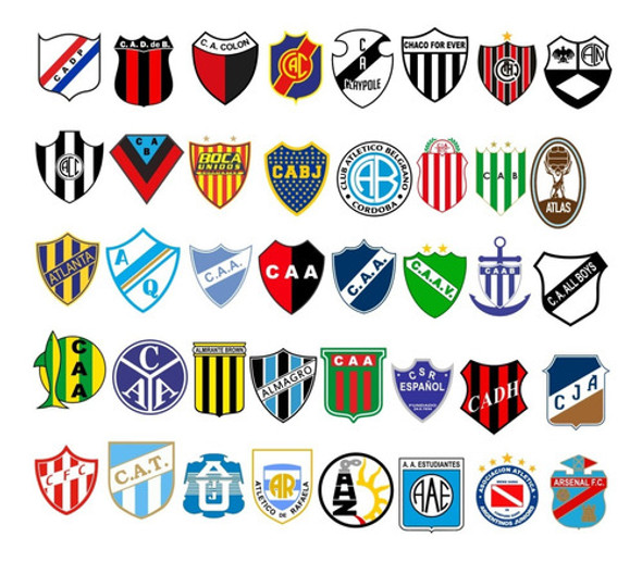 Coleccion De 169 Escudos De Futbol De Argentina Vectores 0 Coleccion De 169 Escudos De Futbol De Argentina Vectores 0