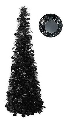Arbol Plegable De Navidad - Halloween - 1.50m / Negro 0