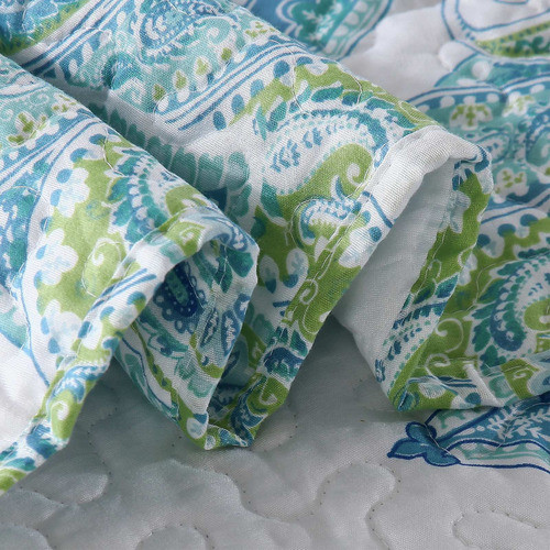 Quilt Unity Blue 230x260 Queen + 2 Fundones De 70x50cm 0