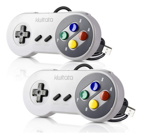 Kiwitatá Snes Super Nintendo Usb Control Pc/mac/emulador 2u. 0