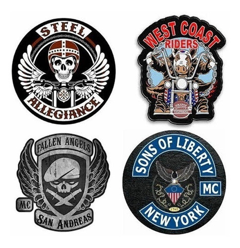 Kit 100 Adesivos Vinil  Rótulo Moto Clube Logomarca  Emblema 0