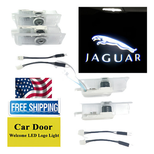 2xno Taladro Puerta Led Laser Logo Fantasma Cortesía Luces P 1