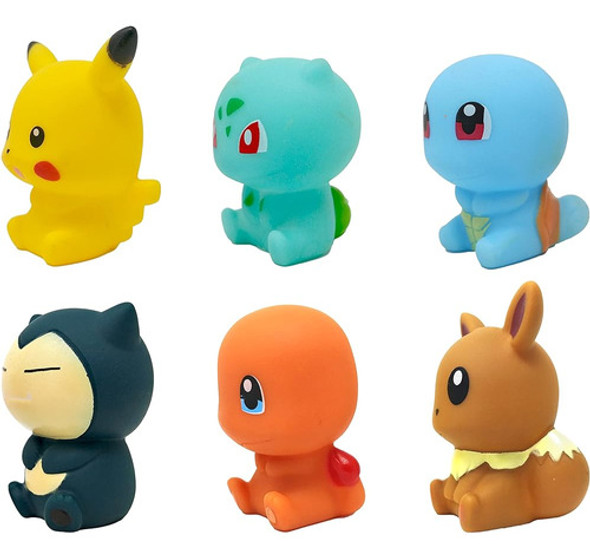 Pkémn Squeaking Bath Toy Bundle (pikachu, Bulbasaur, Squirtl 1 Pkémn Squeaking Bath Toy Bundle (pikachu, Bulbasaur, Squirtl 1