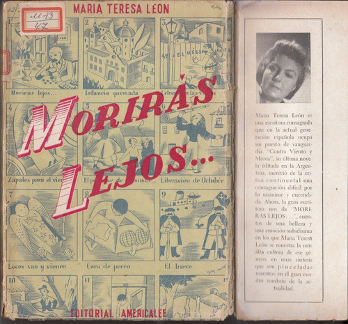 1942 Maria Teresa Leon De Alberti Moriras Lejos 1a Edicion 0