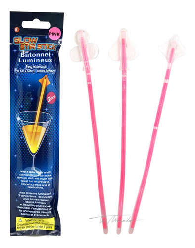 Pack De 15 Agitadores Revolvedor Luminoso Unid Tu Mundo 0