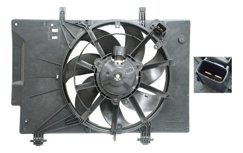 Electroventilador C/sop Ford Fiesta Kinetic Sedan2014-17 0