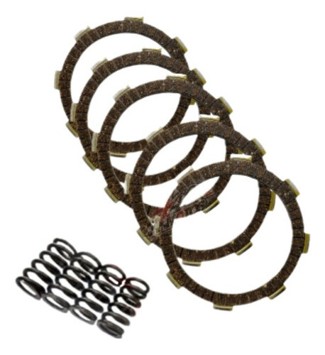 Kit Discos Embrague + Resortes Compet Honda Cg Titan 150 New 0