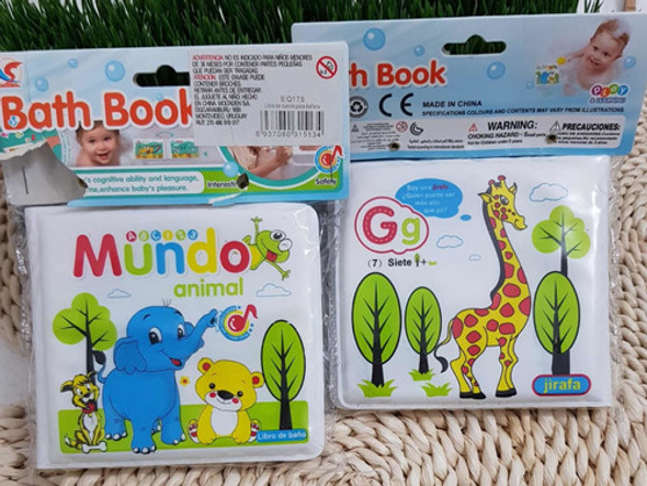 Libros Didácticos, Educativos, Bebé, Niños, Juego De Baño. 1