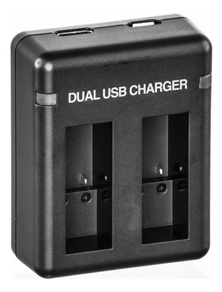 Cargador Doble Batería Gopro Hero 5 Hero 6 Hero 7 Hero 8 0