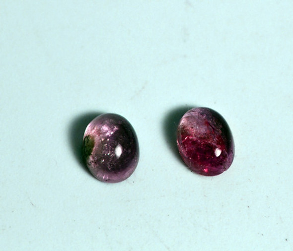 Turmalinas X2 1.50ct Y 1.60ct 8x6mm Oval Pink (svgemstones) 1