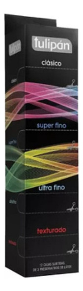 Tulipán Preservativos Látex Mix 12 Cajas X 3 Unidades 0